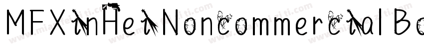 MFXinHei Noncommercial Bold字体转换